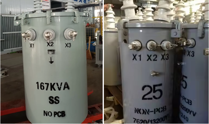 Single pole mounted transformer Single pole mounted transformer